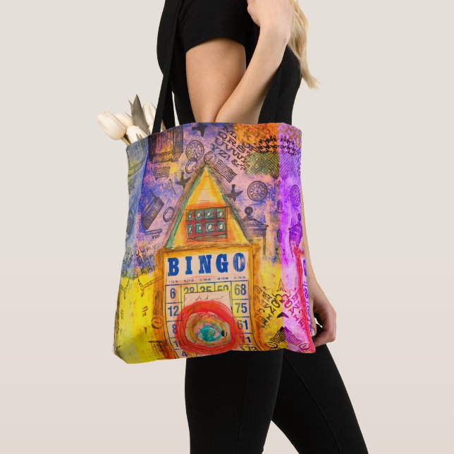 Trendy und stilvoll Lucky Bingo Tote Bag (Von Nahem)