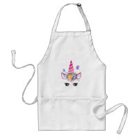 Trendy Unicorn mit Blumenkronen und Schmetterlinge