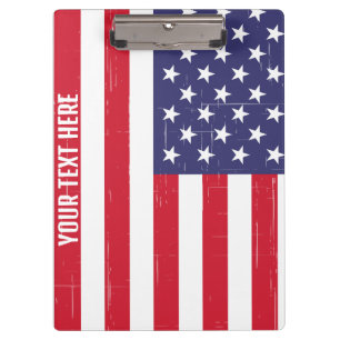 Trendy USA Flag Klemmbrett