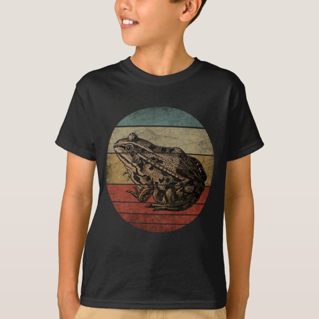 TRENDY VINTAG FROG T-Shirt (Vorderseite)