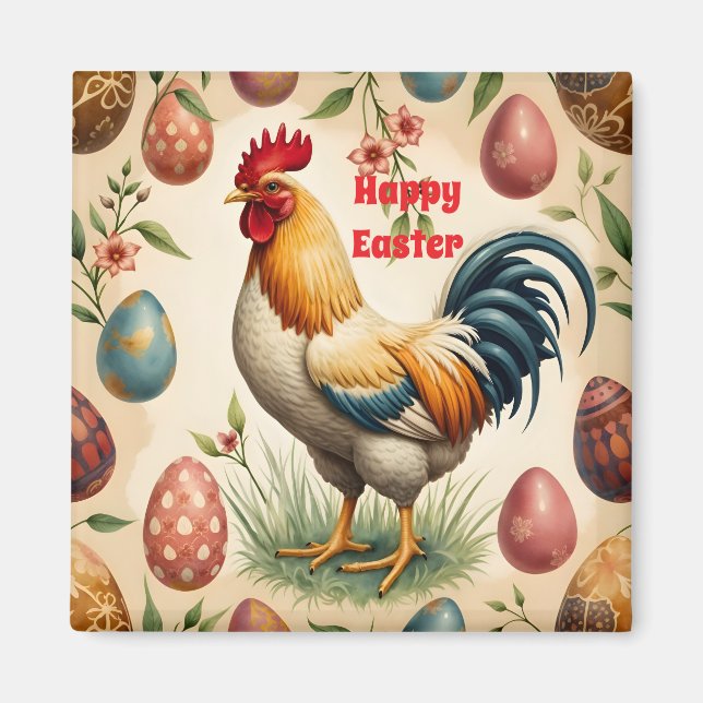 Trendy Vintag Holiday Easter Collection Magnet (Vorne)