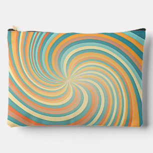 Trendy Vintag Retro Whirl Pastell Color Zubehörtasche