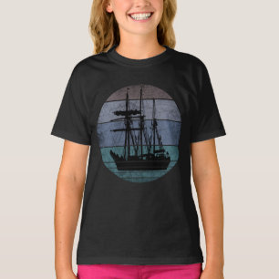 TRENDY VINTAGE SCHIFF FISCHER FISCHERBOOT T-Shirt