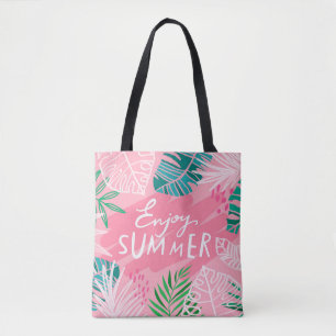 Trendy Vintager tropischer Sommer. Buchstaben geni
