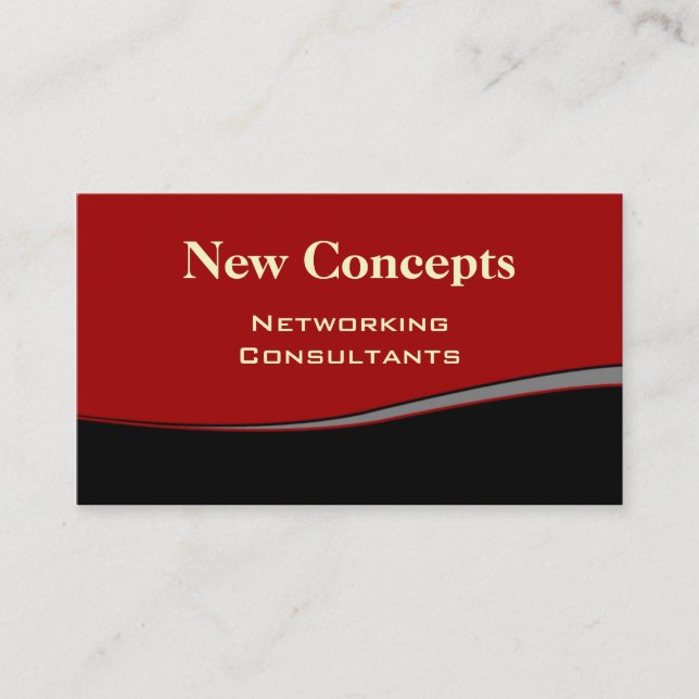 Trendy Visitenkarte (Vorderseite)