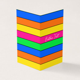 TRENDY VIVID SOLID STRIPE PATTERPINK CUSTOM TEXT