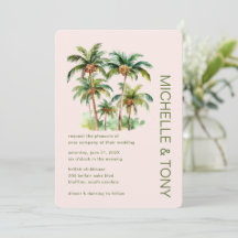 Trendy Watercolor Floral Botanische Hochzeit