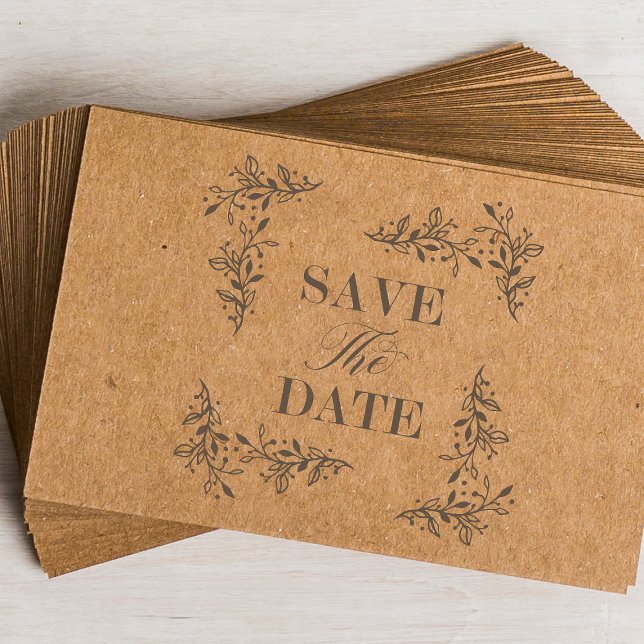 Trendy Wedding Save the Date Quote Branchen Rahmen Gummistempel (Von Creator hochgeladen)