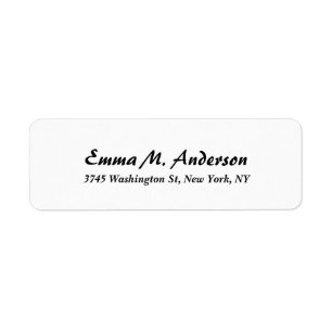 Trendy White Classical Beruflich Elegantes Skript