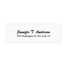 Trendy White Modern Beruflich Elegantes Skript