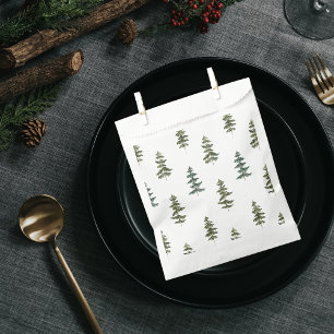 Trendy Winter Weihnachtsbaummuster Geschenktütchen