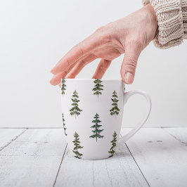 Trendy Winter | Weihnachtsbaummuster Milchtasse