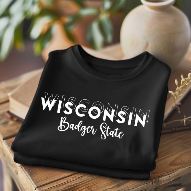 Trendy Wisconsin Badger Staat T - Shirt (Von Creator hochgeladen)