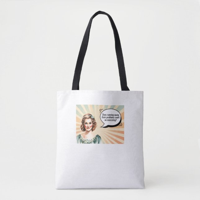 Trendy Woman's Quote Tasche (Vorderseite)