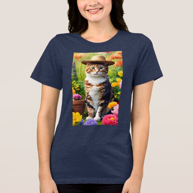 "Trendy Women's Fashion T - Shirt: Entdecken Sie d Tri-Blend Shirt (Vorderseite)