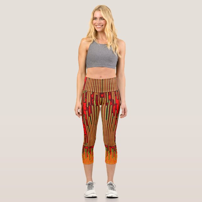 Trendy Women's Fitness Leggings (Vorderseite)