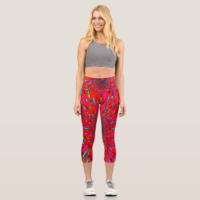Trendy Women's Fitness Leggings (Vorderseite)
