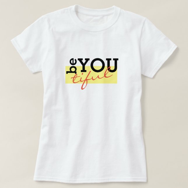 Trendy Word Schöne Inspiration T - Shirt Design (Design vorne)