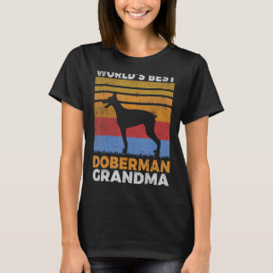 Trendy Worlds beste Dobermann-Oma T-Shirt