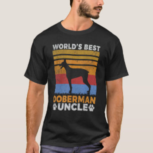Trendy Worlds bester Dobermann-Onkel T-Shirt