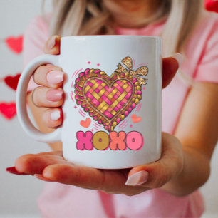 Trendy XOXO Herz Kaffeetasse