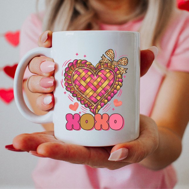 Trendy XOXO Herz Kaffeetasse (Von Creator hochgeladen)