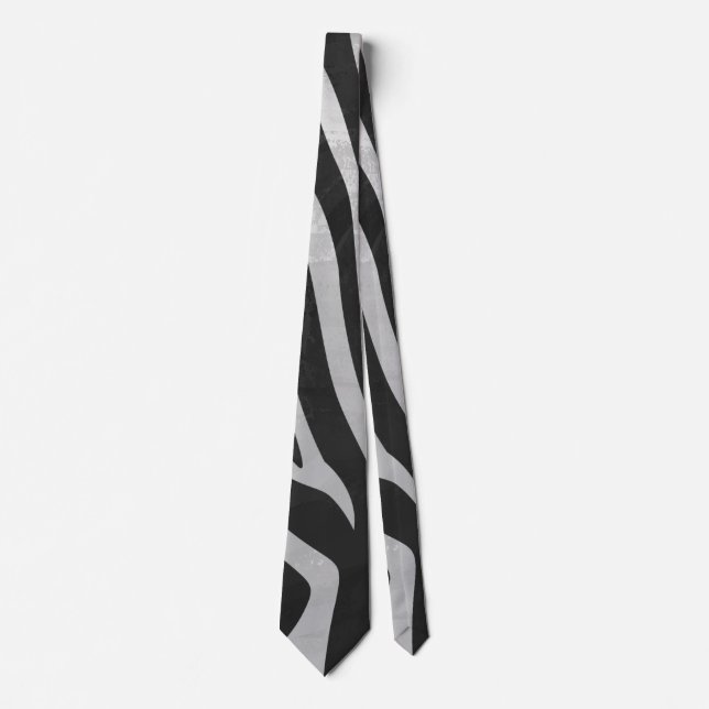 Trendy Zebra Animal Print Muster erstellt von Imag Krawatte (Vorderseite)