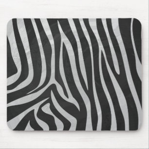 Trendy Zebra Animal Print Muster erstellt von Imag Mousepad
