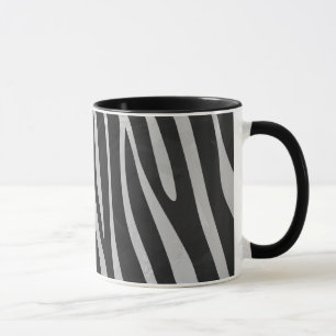 Trendy Zebra Animal Print Muster erstellt von Imag Tasse