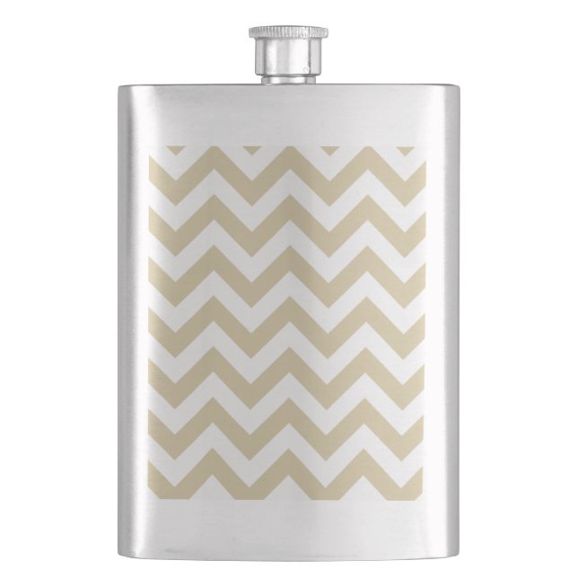 Trendy Zickzack Classic Flask Flachmann (Vorderseite)