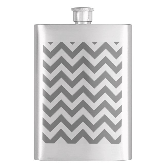 Trendy Zickzack Classic Flask Flachmann (Vorderseite)