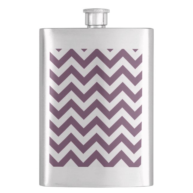 Trendy Zickzack Classic Flask Flachmann (Vorderseite)