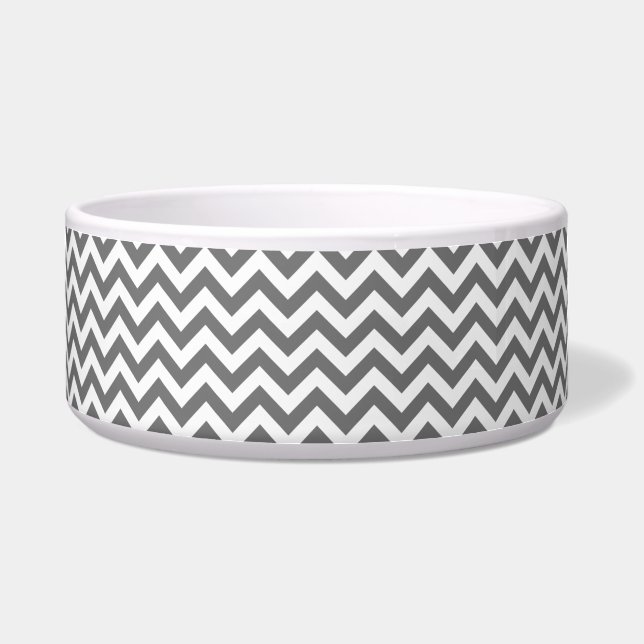 Trendy Zickzack Dog Bowl Napf (Vorderseite)