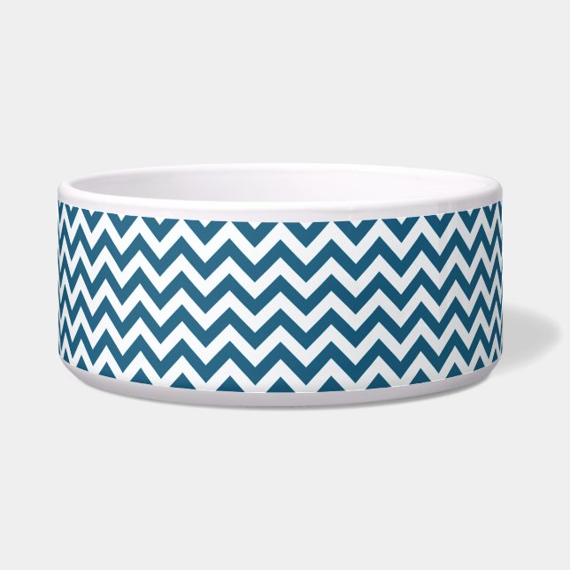 Trendy Zickzack Dog Bowl Napf (Vorderseite)