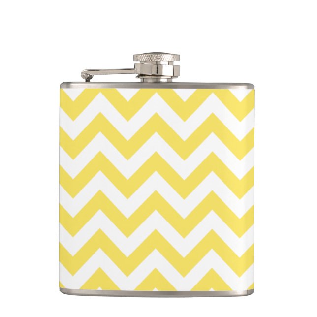 Trendy Zickzack Flask Flachmann (Vorderseite)
