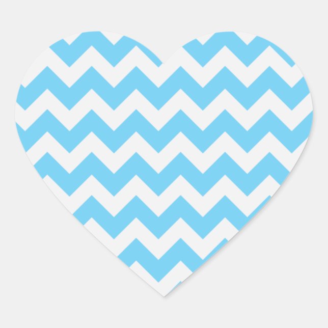 Trendy Zickzack Heart Stickers (Vorderseite)