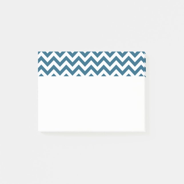 Trendy Zickzack Notes Post-it Klebezettel (Vorderseite)