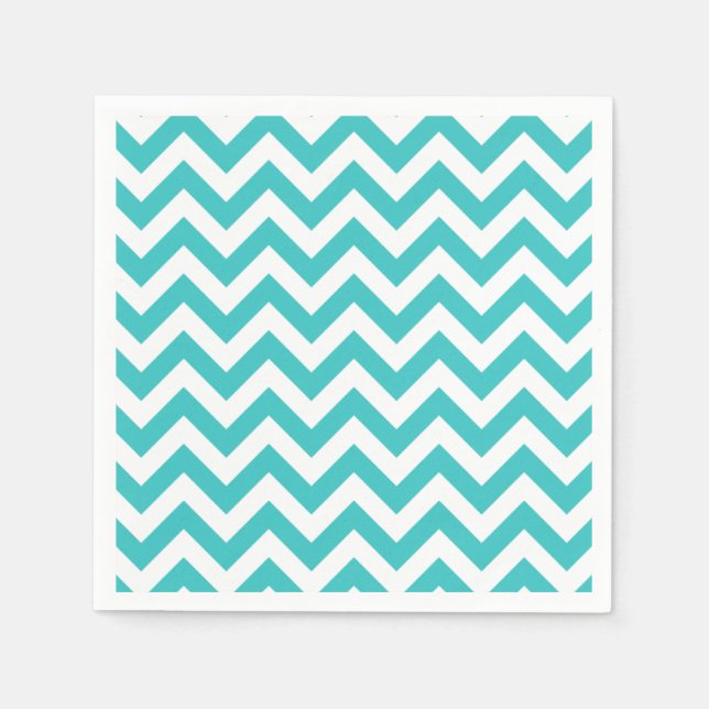 Trendy Zickzack Paper Napkins Serviette (Vorderseite)