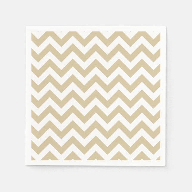 Trendy Zickzack Paper Napkins Serviette (Vorderseite)