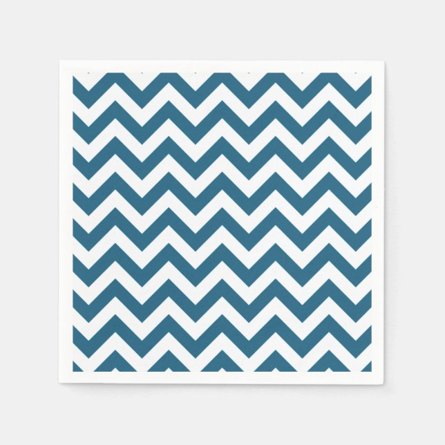 Trendy Zickzack Paper Napkins Serviette (Vorderseite)