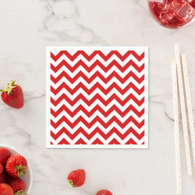 Trendy Zickzack Paper Napkins Serviette (Beispiel)