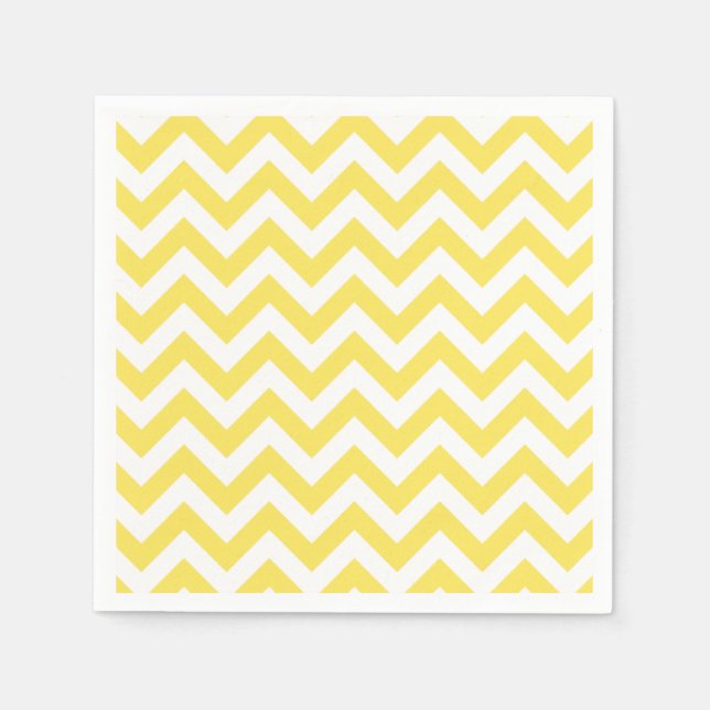 Trendy Zickzack Paper Napkins Serviette (Vorderseite)