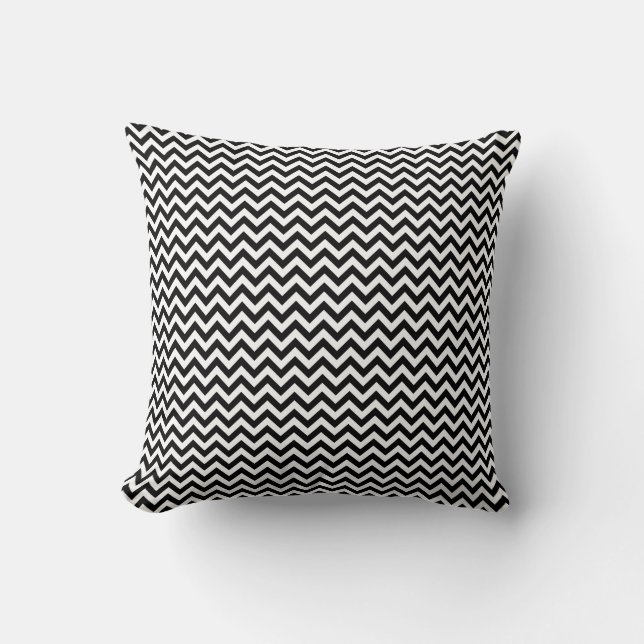 Trendy Zickzack Pillow Kissen (Vorderseite)