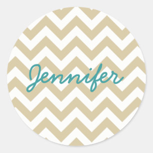 Trendy Zickzack Stickers
