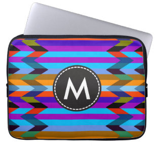 Trendy Zickzack Stripes Muster #18 Laptopschutzhülle