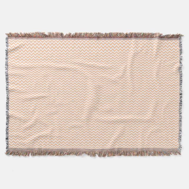 Trendy Zickzack Throw Blanket Decke (Vorderseite)