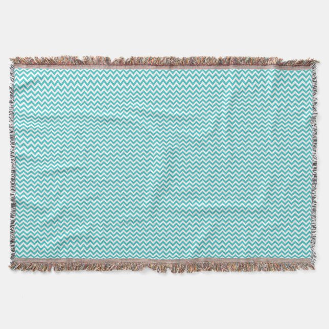 Trendy Zickzack Throw Blanket Decke (Vorderseite)