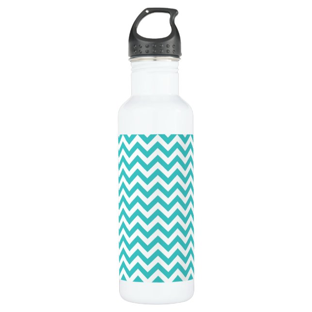 Trendy Zickzack Trinkflasche (Vorderseite)