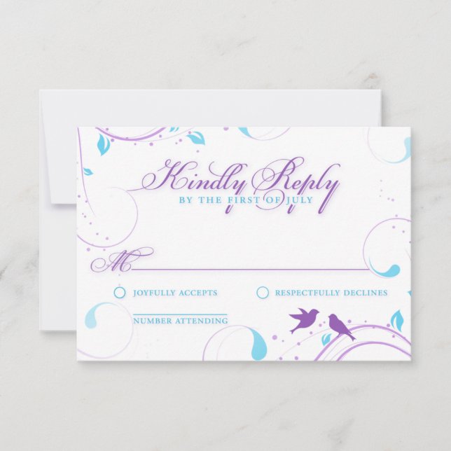 Trenisha UAWG 1 RSVP Karte (Vorderseite)