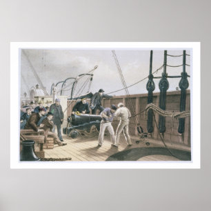 Trennen des Kabels nach dem ersten Unfall an Bord Poster